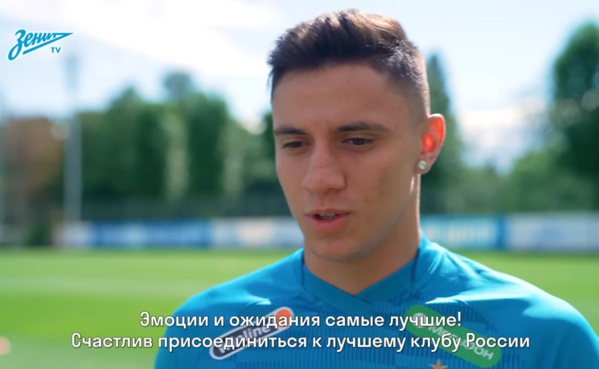 Mantuan faz gol de falta pelo Zenit no Campeonato Russo; vídeo