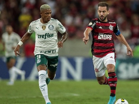 Em momentos parecidos, Palmeiras e Flamengo fazem jogo de gigantes no Brasileirão