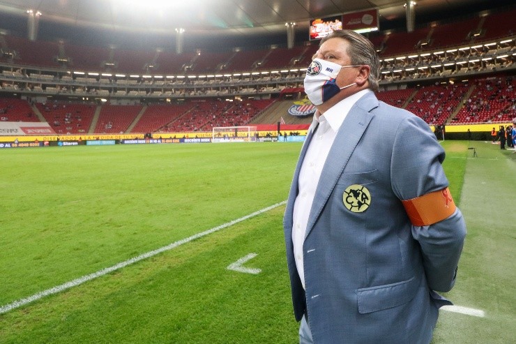 Herrera como DT del América en el Estadio Akron. Créditos: Imago7