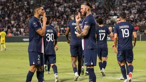 PSG en celebración.