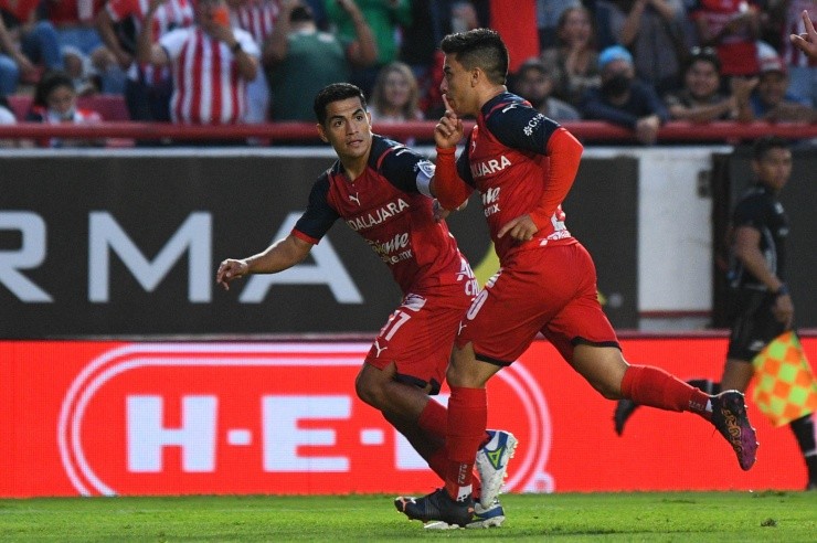 Beltrán celebra su gol ante Necaxa. Créditos: Imago7