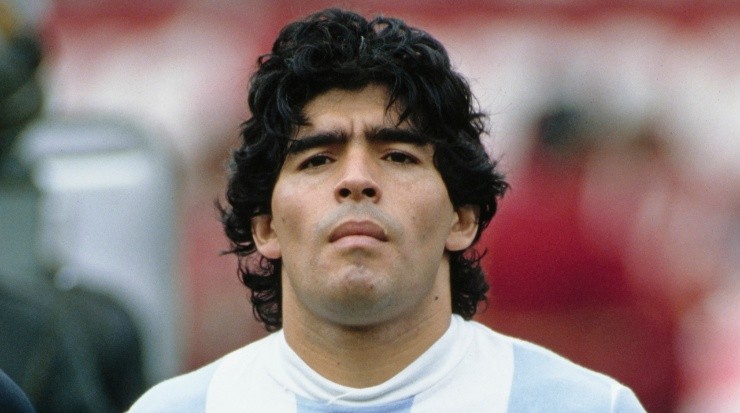 Diego Maradona, Argentina. (Dave Cannon/Allsport/Getty Images/Hulton Archive)