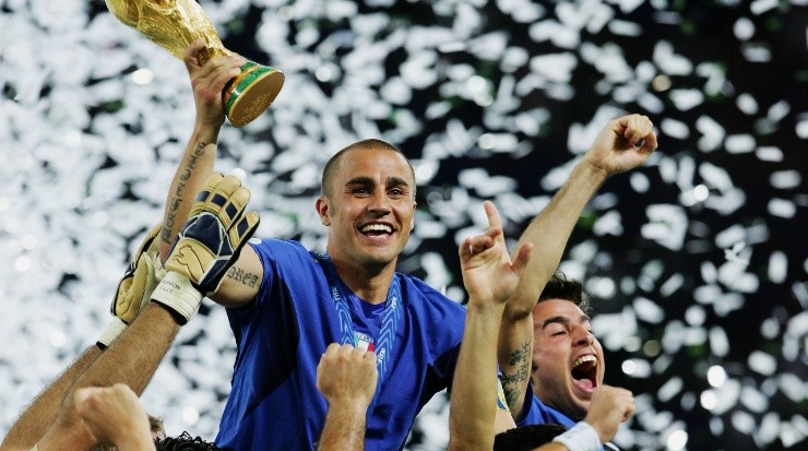 Fabio Cannavaro, FIFA World Cup Champion in 2006. (Alex Livesey, Getty Images)