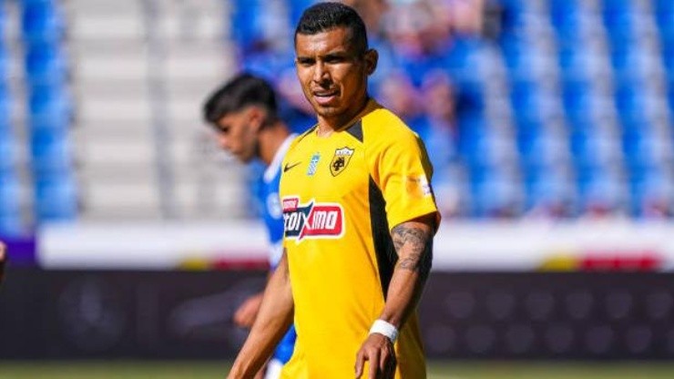 Orbelín Pineda se estrenó con gol y triunfo en la Super Liga de Grecia.