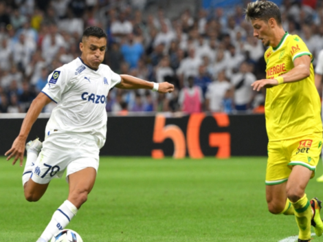 Olympique de Marsella con Alexis Sánchez venció al FC Nantes