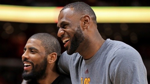 LeBron James y Kyrie Irving.