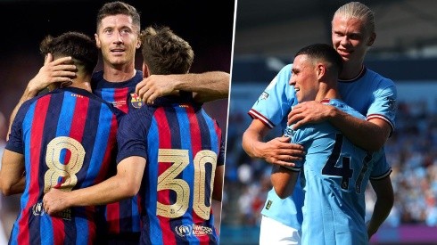 Barcelona vs Manchester City.