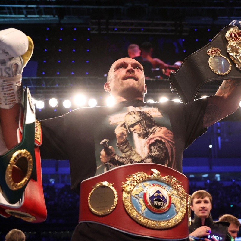 Descartan la primera sede para el combate indiscutible entre Oleksandr Usyk y Tyson Fury