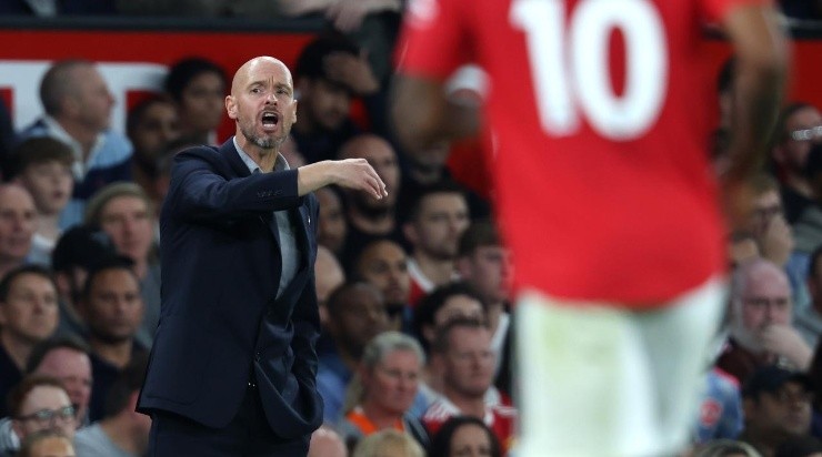 Erik ten Hag, Manager of Manchester United (Photo by Clive Brunskill/Getty Images)