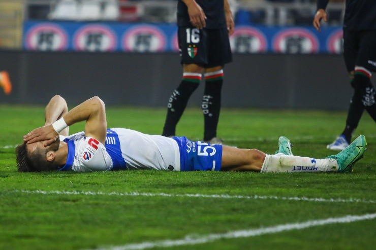 El uruguayo es duda en la UC | Foto: Agencia Uno 