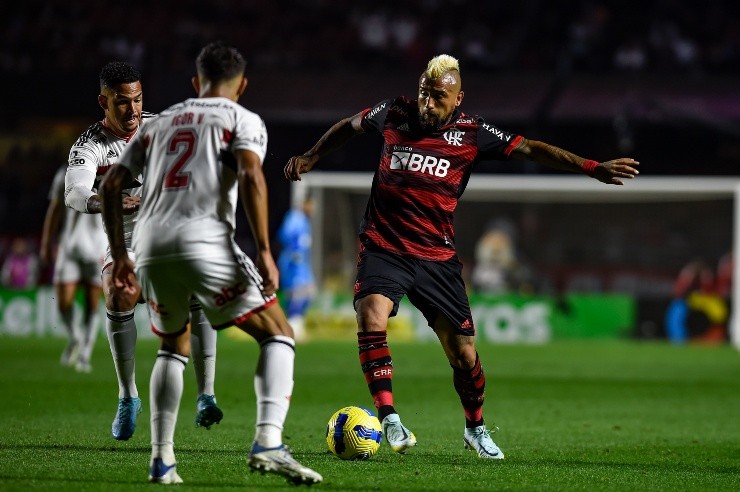 Arturo Vidal ingresó en el segundo tiempo | Foto: Flamengo Flickr