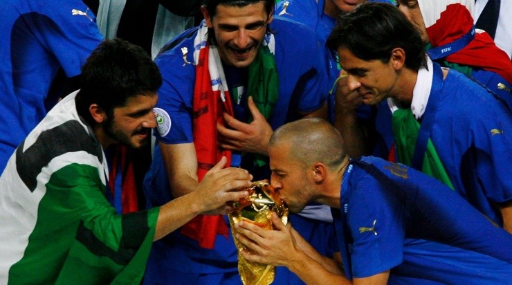 Ella, la Copa del Mundo, la más linda de todas en manos italianas (Getty Images)