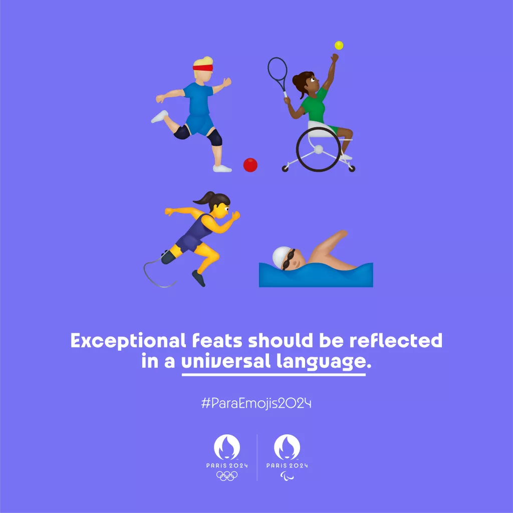 Los emojis que propone París 2024 para los deportes Paralímpicos