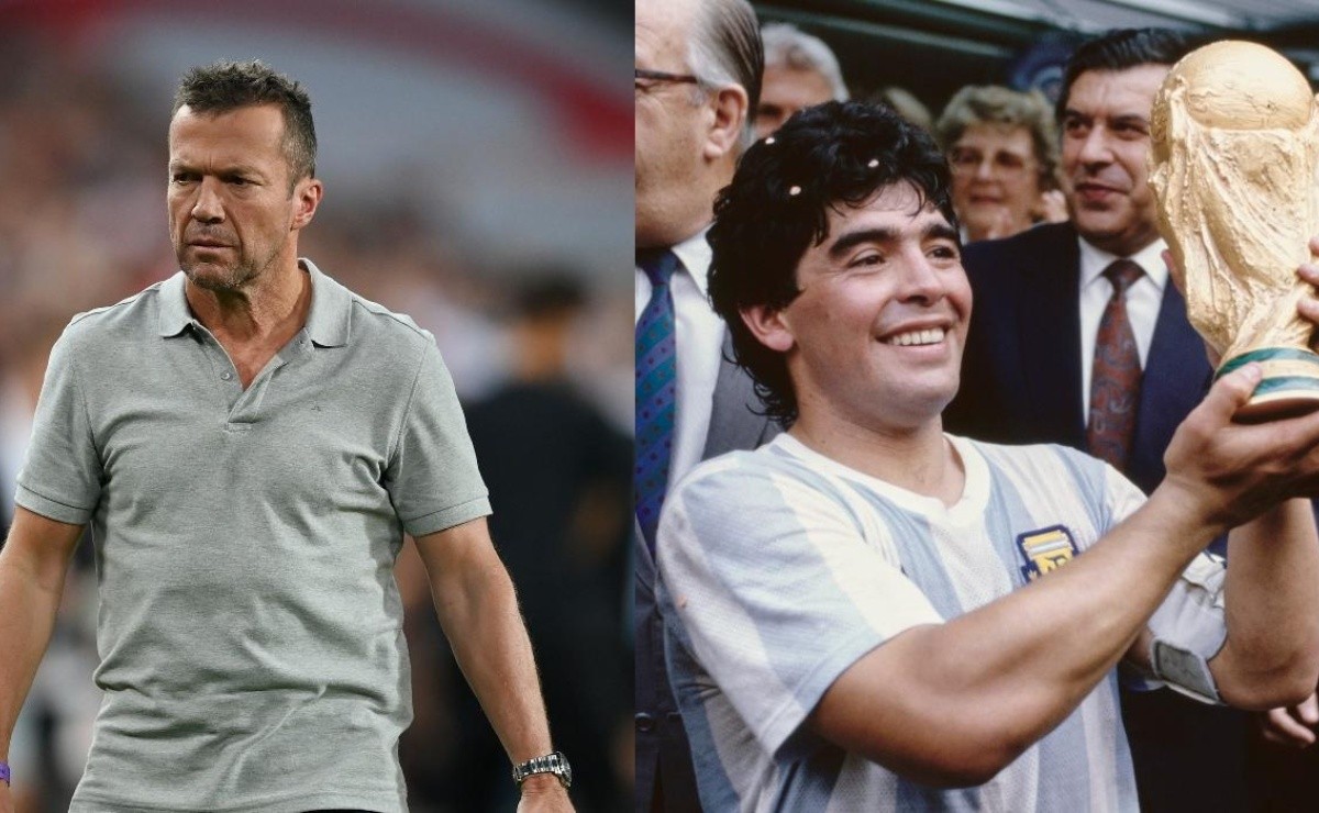 Lothar Matthaus Dona Camiseta De Diego Maradona Con La Disputó La Final ...