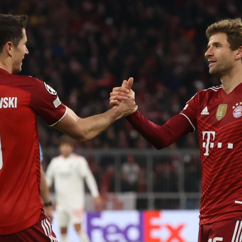 Müller se acordó de Lewandowski y le envió un mensaje tras el sorteo