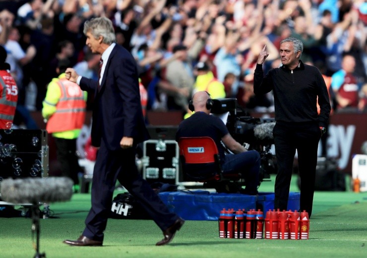 José Mourinho y Manuel Pellegrini se verán las caras | Foto: Getty Images 