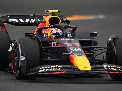 Checo sufre en los ensayos del GP de Bélgica y Verstappen lidera