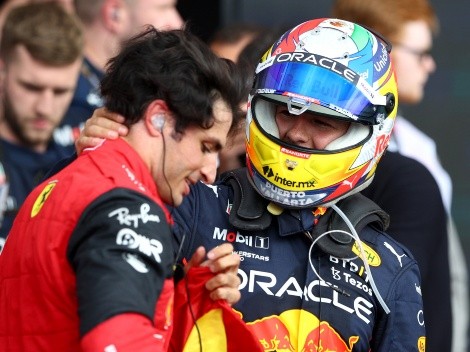 ¡Se le escapó la pole! Checo Pérez largará detrás de Carlos Sainz en el Gran Premio de Bélgica