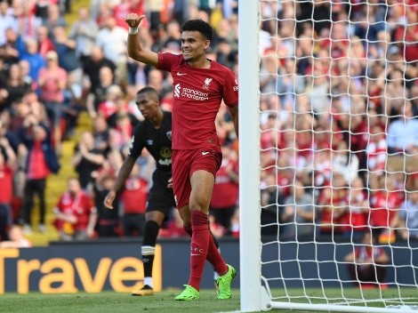 Doblete de Luis Díaz y goleada histórica de Liverpool sobre Bournemouth