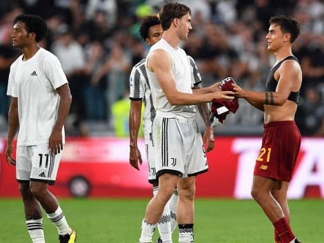 Con asistencia de Paulo Dybala, Roma rescató el empate ante Juventus