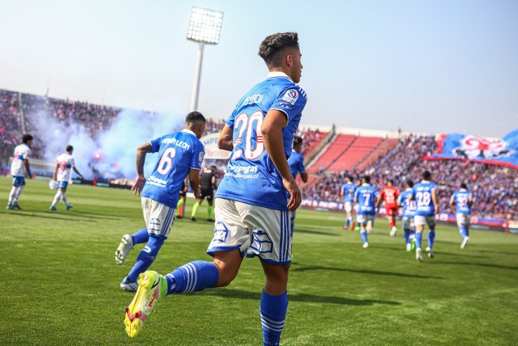 Lucas Assadi de lo mejor que tuvo la U hoy ante la UC | Foto: Agencia UNO 