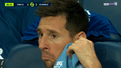 VIDEO | No lo entendió: la increíble reacción de Messi tras salir reemplazado en el PSG