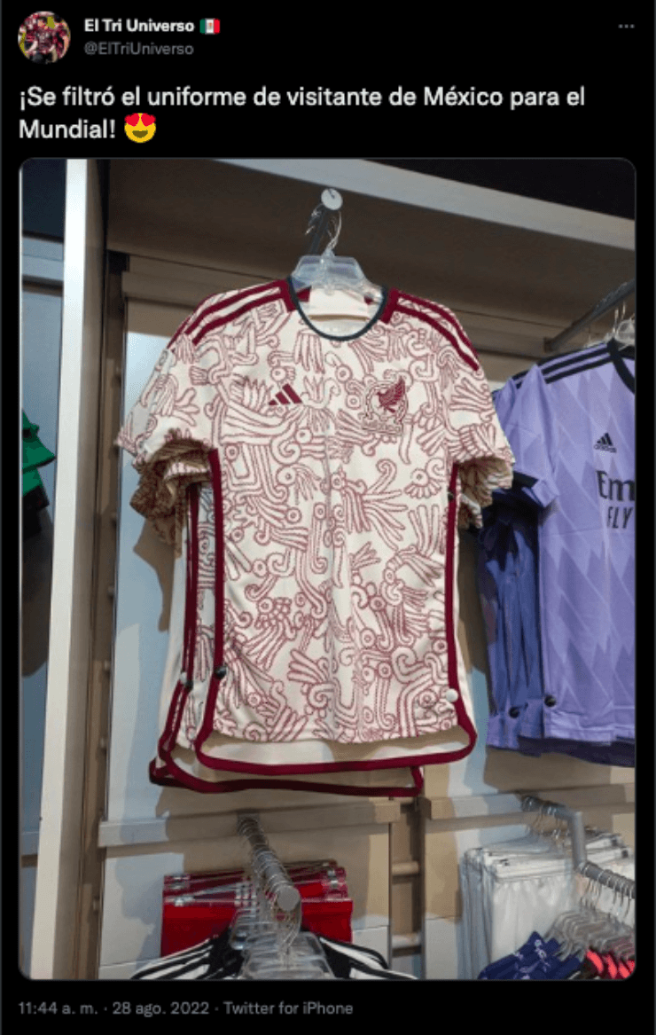 Camiseta alternativa de la Selección mexicana Qatar está siendo vendida antes de estreno