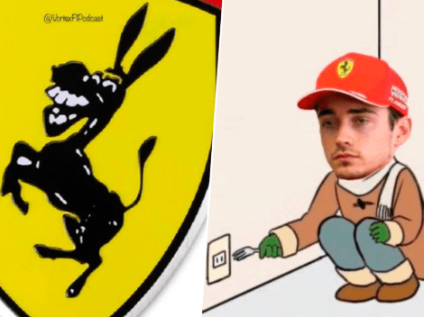 Los memes se burlan de Ferrari y Charles Leclerc