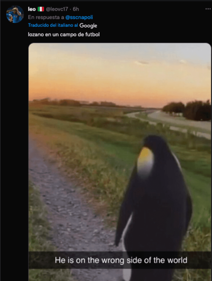 Fans del Napoli, molestos con Chucky Lozano | Twitter