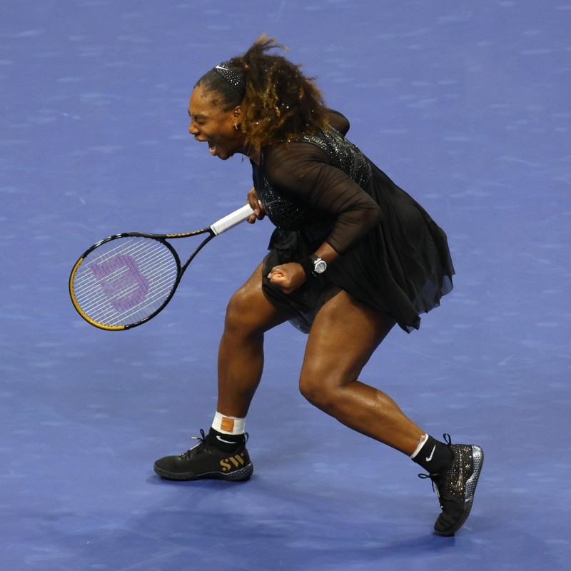 Serena Williams ganó la primera ronda de US Open y esquivó el retiro