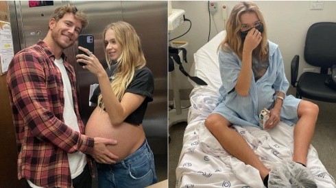 Isabella Scherer dá à luz os gêmeos Mel e Bento em São Paulo. Imagens: Reprodução/Instagram oficial da atriz.