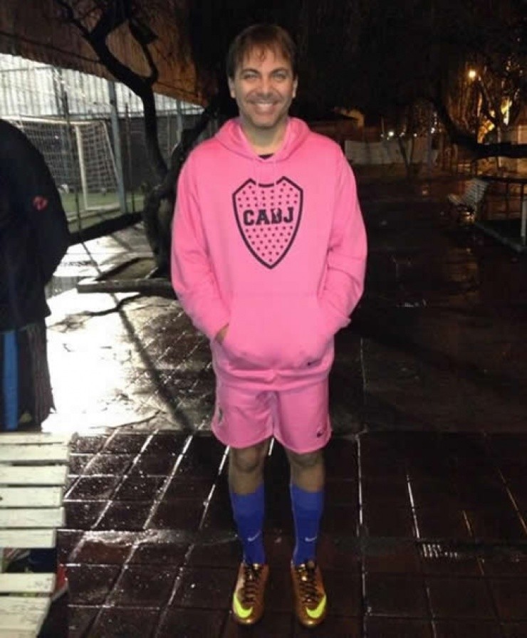 Cristian Castro, aficionado de Boca Juniors