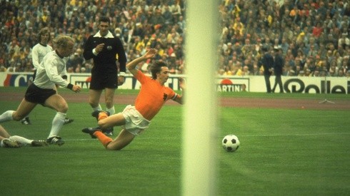Cruyff, imparable ante Alemania en la final de 1974.
