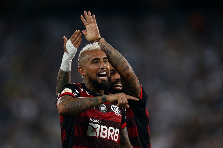 Vidal fue clave en el Flamengo | Foto: Getty Images 