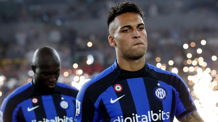 Lautaro suplente y Lukaku, out del partido.