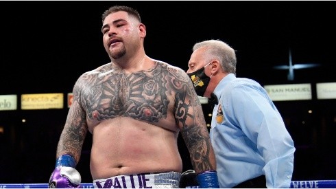 Andy Ruiz during his fight against Chris Arreola