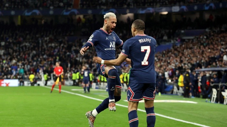 Neymar y Kylian Mbappé.