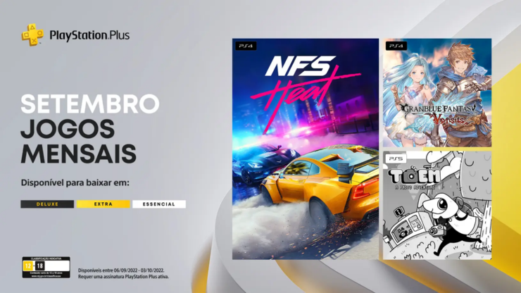 Jogos PS Plus Extra e Premium de abril revelados