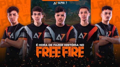 Alpha7 Esports, tradicional organização de PUBG Mobile, anuncia time de Free Fire
