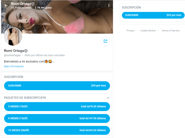 La esposa de Pitana sorprendió a todos y se sumó a Only Fans.