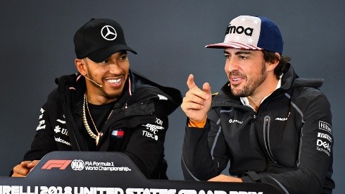 F1: Lewis Hamilton y Fernando Alonso protagonizaron una imagen que quedará en la historia