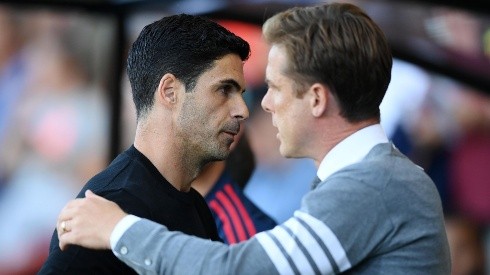 Mikel Arteta y Scott Parker