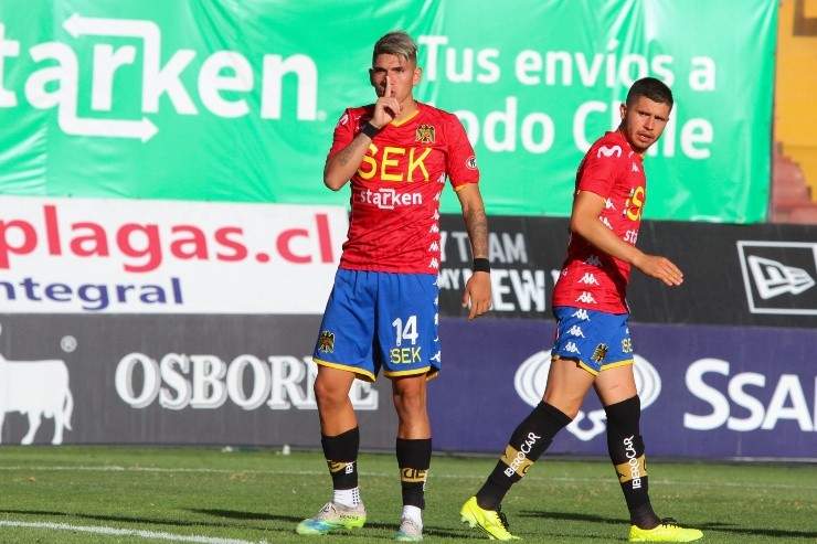 Carlos Palacios en sus inicios en Unión Española | Foto: Agencia Uno 