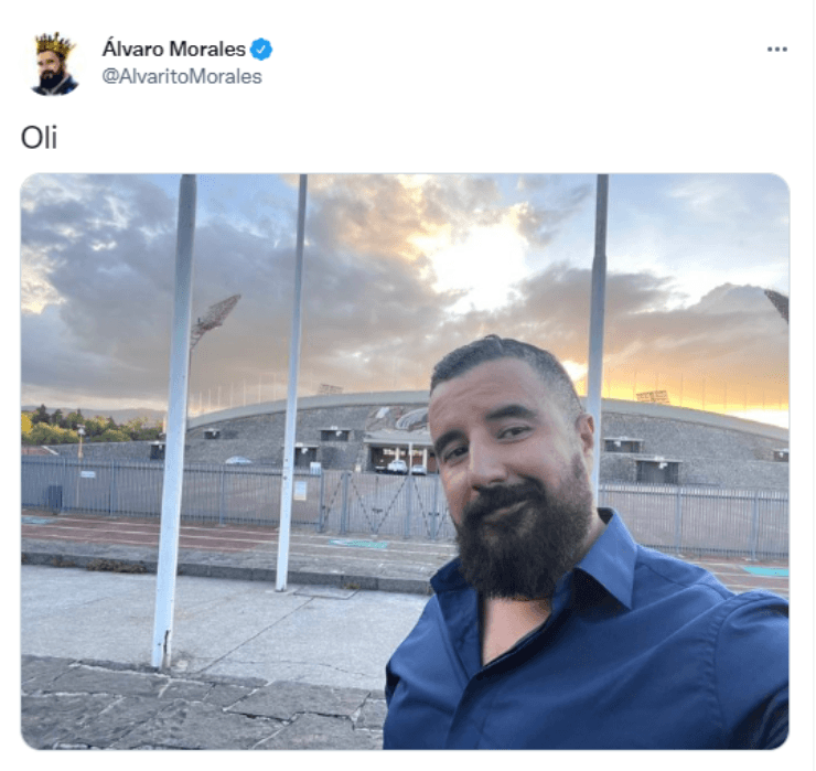 Álvaro MOrales provocando a Pumas