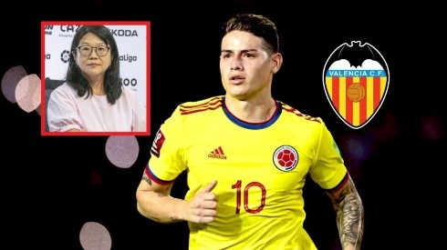 Presidenta del Valencia contó que nunca buscó a James Rodríguez