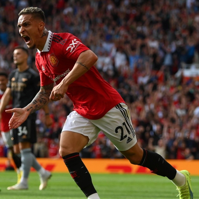 Debut soñado: Antony se estrena con gol en Manchester United