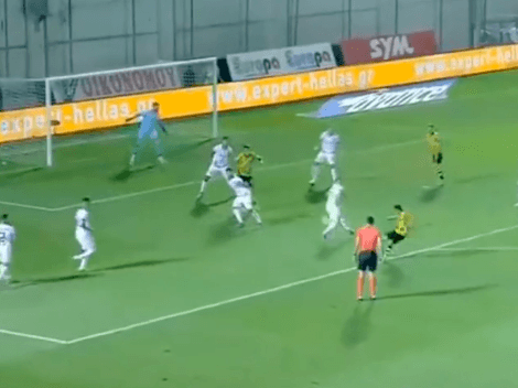 VIDEO | Orbelín marcó un golazo de volea con el AEK Atenas