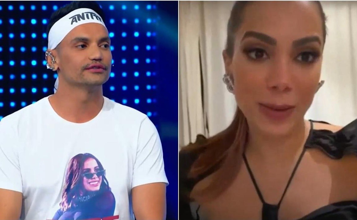 Anitta envía un regalo y sorprende a un fan en «Domingão», pero se siente decepcionada por no aparecer en el escenario: «¿Dónde está ella?»