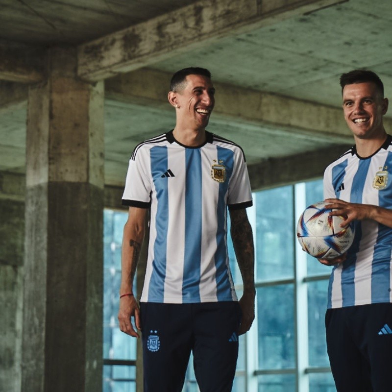 Argentina Soccer Jersey Home (Player Version) World Cup 2022