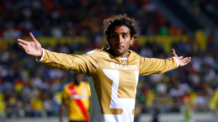 Morelia, Michoacán 07 de Marzo  del 2014 Martin Bravo durante el partido entre Monarcas Morelia y Pumas del torneo clausura 2014 de la Liga BancomerMX , realizado en la cancha del estadio Morelos.Foto/Imago7/ Ismael Arroyo